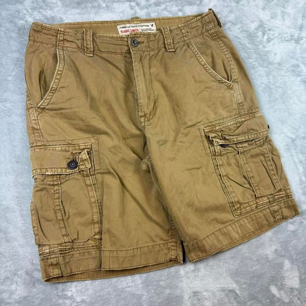 American-eagle-outfitters Men's Tan and Brown Shorts